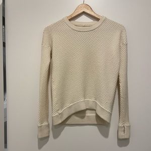 Lululemon cream sweater sz 4